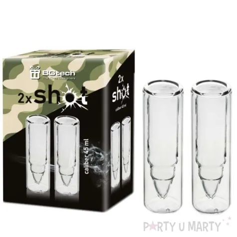 kieliszki do wodki pociski bgtech 40 ml