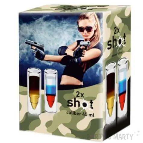 kieliszki do wodki pociski bgtech 40 ml