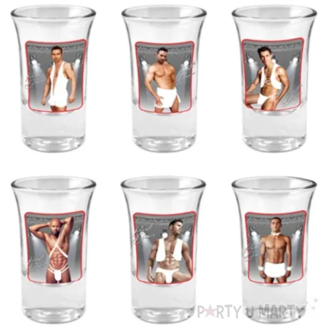 kieliszki do wodki seksowni panowie zabawne bgtech 35 ml 6 szt