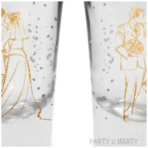 kieliszki do wodki slubne maz i zona szklane bgtech 35 ml 2 szt