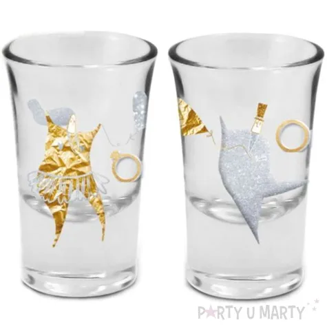 kieliszki do wodki slubne para mloda szklane bgtech 35 ml 2 szt