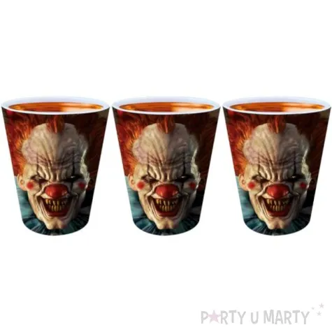kieliszki do wodki straszny klaun guirca 3 szt