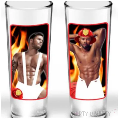 kieliszki do wodki strazacy zabawne bgtech 65 ml 4 szt