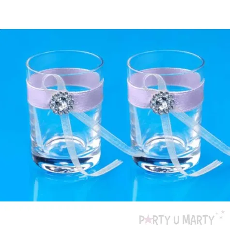 kieliszki do wodki z rozetka 2 szt