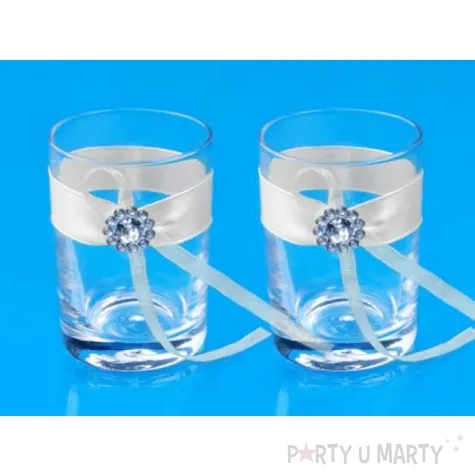 kieliszki do wodki z rozetka 2 szt