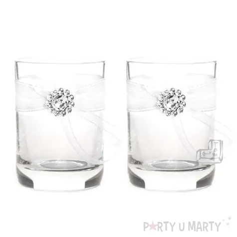 kieliszki do wodki z rozetka 2 szt