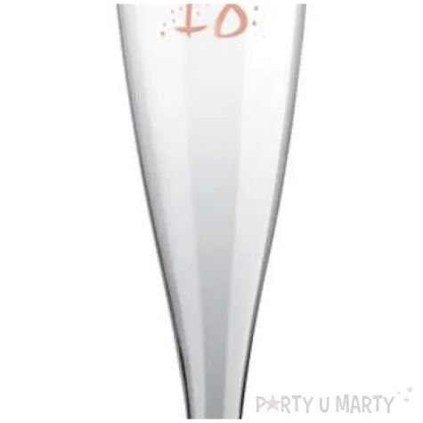 kieliszki jednorazowe 18 urodziny szampan rozowo zlote santex 140ml 6szt