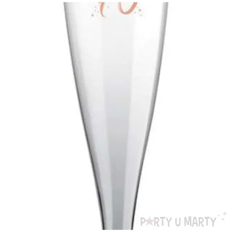 kieliszki jednorazowe 70 urodziny szampan rozowo zlote santex 140ml 6szt