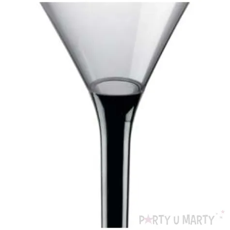 kieliszki jednorazowe martini aperitif czarne goldplast 185 ml 10 szt
