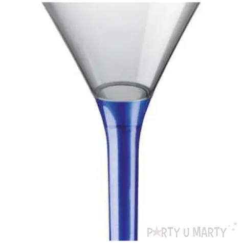 kieliszki jednorazowe martini aperitif granatowe transparent goldplast 185 ml 10 szt