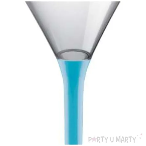 kieliszki jednorazowe martini aperitif turkusowe goldplast 185 ml 10 szt