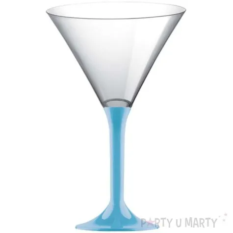 kieliszki jednorazowe martini aperitif turkusowe goldplast 185 ml 6 szt