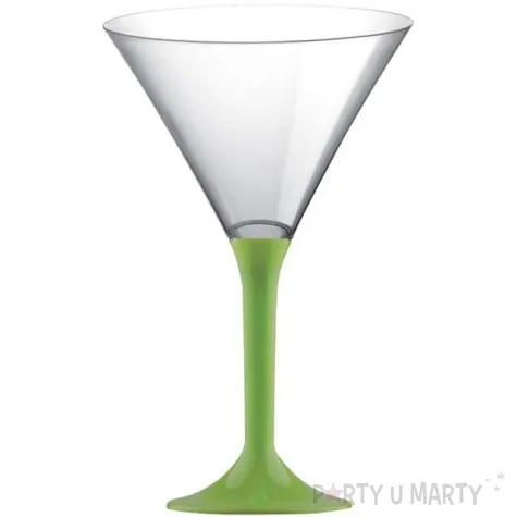 kieliszki jednorazowe martini aperitif zielone jasne goldplast 185 ml 6 szt