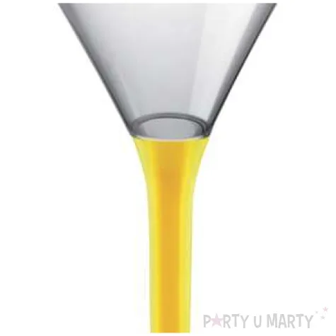 kieliszki jednorazowe martini aperitif zolte goldplast 185 ml 10 szt