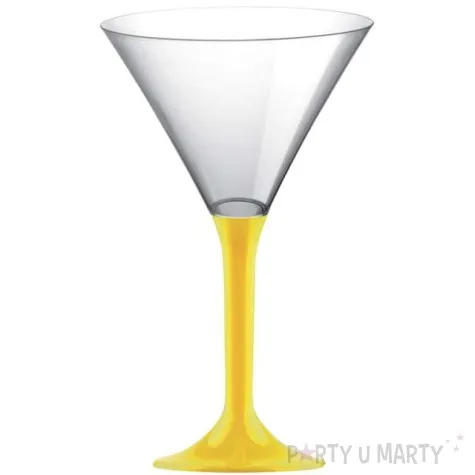 kieliszki jednorazowe martini aperitif zolte goldplast 185 ml 10 szt