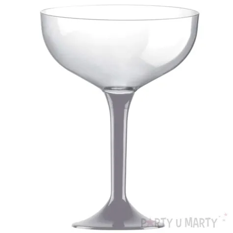 kieliszki jednorazowe szampan classic szary goldplast 205 ml 10 szt