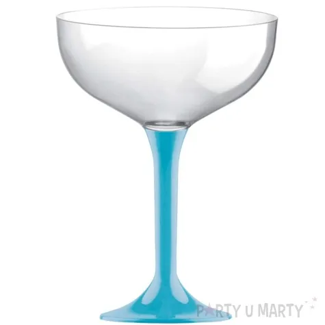 kieliszki jednorazowe szampan classic turkusowe goldplast 205 ml 10 szt