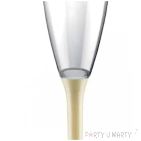 kieliszki jednorazowe szampan long szampanskie goldplast 120 ml 10 szt