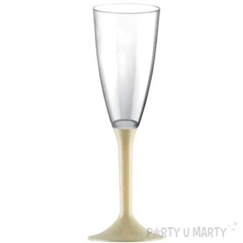 kieliszki jednorazowe szampan long szampanskie goldplast 120 ml 10 szt