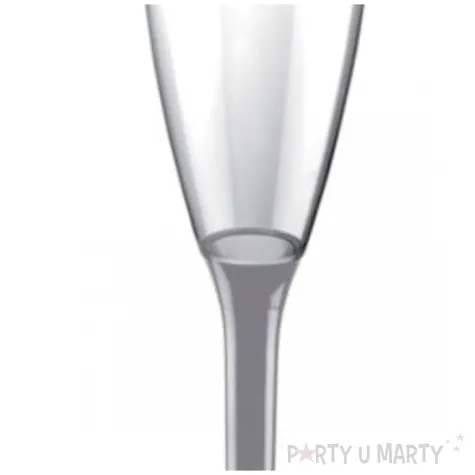 kieliszki jednorazowe szampan long szare goldplast 120 ml 10 szt