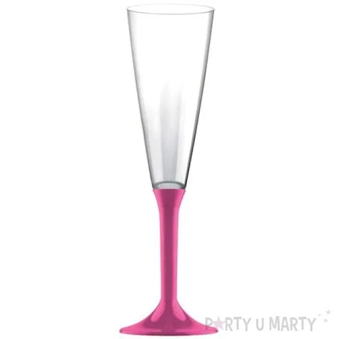 kieliszki jednorazowe szampan long xl fuksja goldplast 160 ml 10 szt