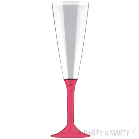kieliszki jednorazowe szampan long xl rozowe koralowe goldplast 160 ml 10 szt