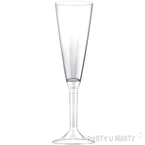 kieliszki jednorazowe szampan long xl transparentne goldplast 160 ml 10 szt