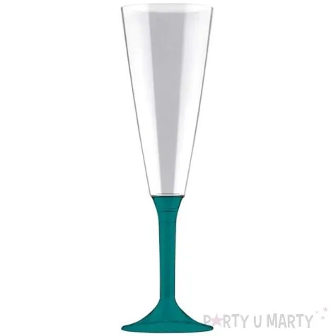 kieliszki jednorazowe szampan long xl zielone goldplast 160 ml 10 szt
