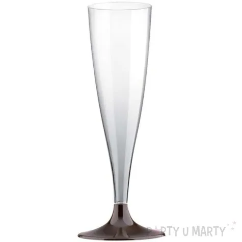 kieliszki jednorazowe szampan premium brazowe goldplast 140 ml 10 szt
