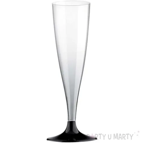 kieliszki jednorazowe szampan premium czarne goldplast 140 ml 10 szt