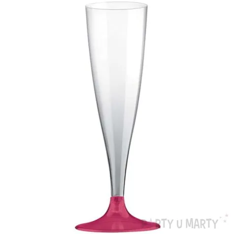 kieliszki jednorazowe szampan premium fuksja goldplast 140 ml 10 szt