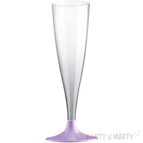 kieliszki jednorazowe szampan premium liliowe goldplast 140 ml 10 szt