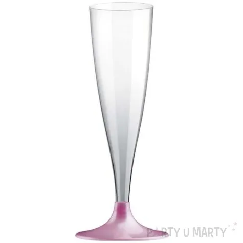 kieliszki jednorazowe szampan premium rozowe perlowe goldplast 140 ml 10 szt