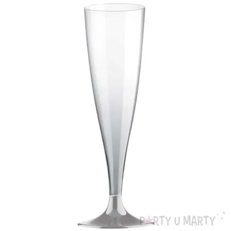 kieliszki jednorazowe szampan premium szare goldplast 140 ml 10 szt