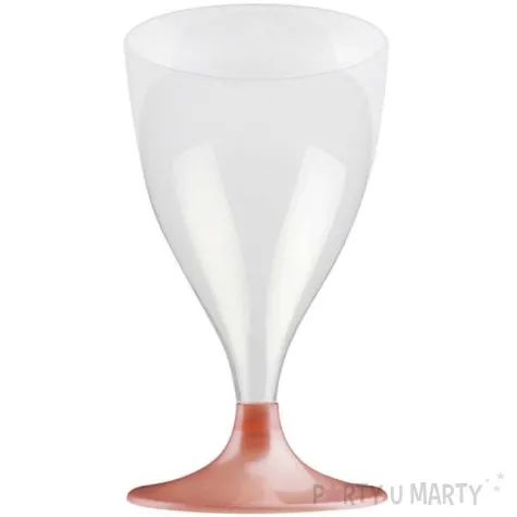 kieliszki jednorazowe wino claassic brzoskwiniowe perlowe goldplast 200 ml 10 szt