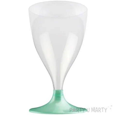 kieliszki jednorazowe wino claassic mietowe perlowe goldplast 200 ml 10 szt