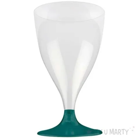 kieliszki jednorazowe wino claassic zielone ciemne goldplast 200 ml 10 szt