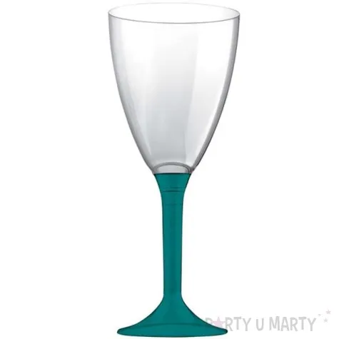 kieliszki jednorazowe wino classic zielone ciemne goldplast 180 ml 10 szt