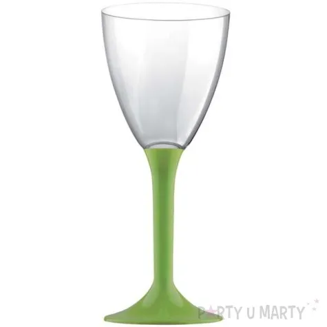 kieliszki jednorazowe wino classic zielone jasne goldplast 180 ml 10 szt