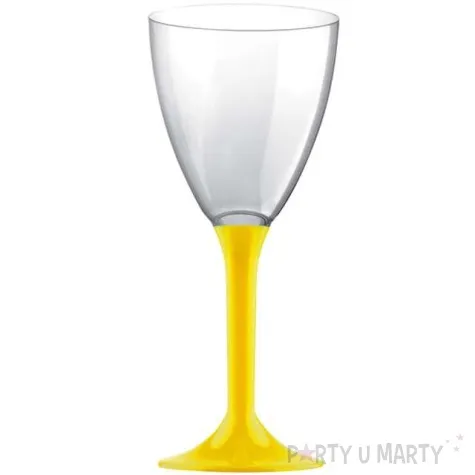 kieliszki jednorazowe wino classic zolte goldplast 180 ml 10 szt