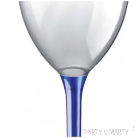 kieliszki jednorazowe wino xl granatowe transparentne goldplast 300 ml 10 szt