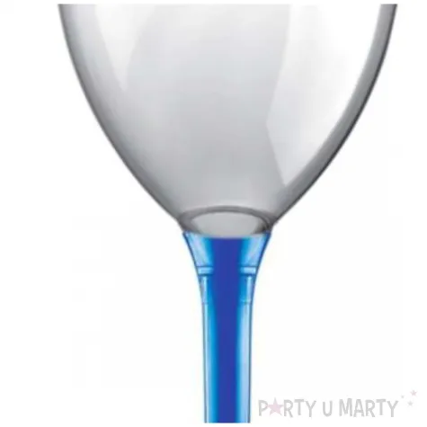 kieliszki jednorazowe wino xl niebieskie goldplast 300 ml 10 szt