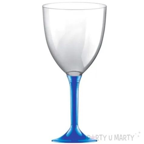kieliszki jednorazowe wino xl niebieskie goldplast 300 ml 10 szt