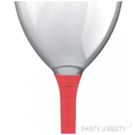 kieliszki jednorazowe wino xl rozowe koralowe goldplast 300 ml 10 szt