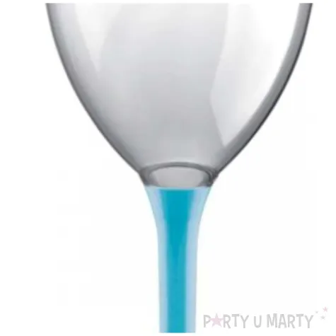 kieliszki jednorazowe wino xl turkusowe goldplast 300 ml 10 szt