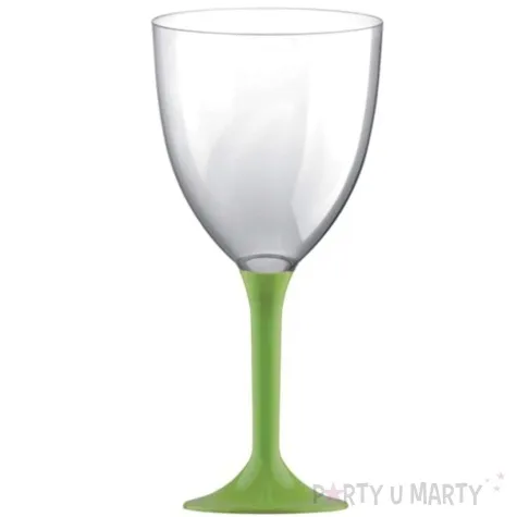 kieliszki jednorazowe wino xl zielone jasne goldplast 300 ml 10 szt