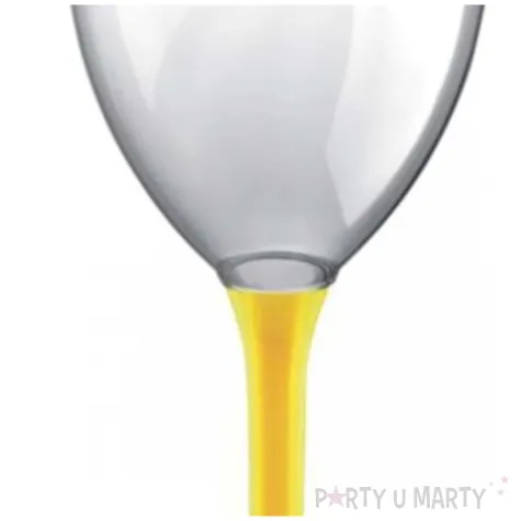 kieliszki jednorazowe wino xl zolte goldplast 300 ml 10 szt