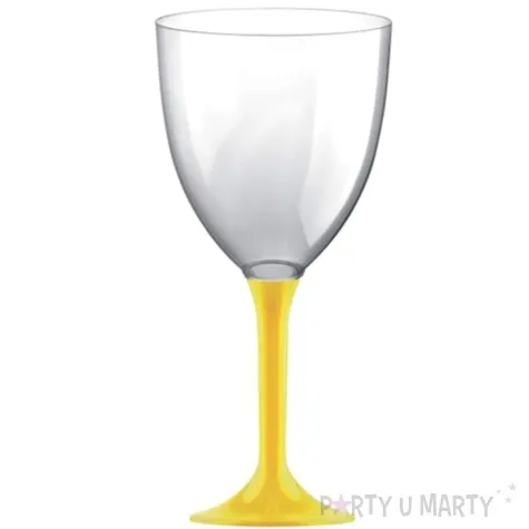 kieliszki jednorazowe wino xl zolte goldplast 300 ml 10 szt