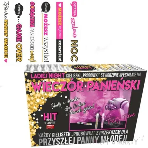 kieliszki probowki kolorowe napisy bgtech 50 ml 6szt