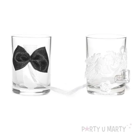 kieliszki wodka gipiura 2 szt biale